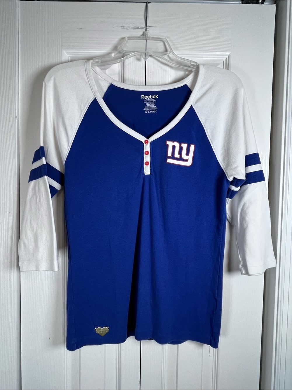 Reebok NY Giants official NFL collaboration jersey Y2K Vintage